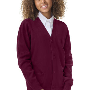 YOUTH Sweater w/ pockets v- neck-NO LOGO