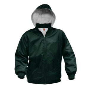 Winter Nylon Jacket -with  embroidered  School Logo -Unisex-4th thru 12th Grade