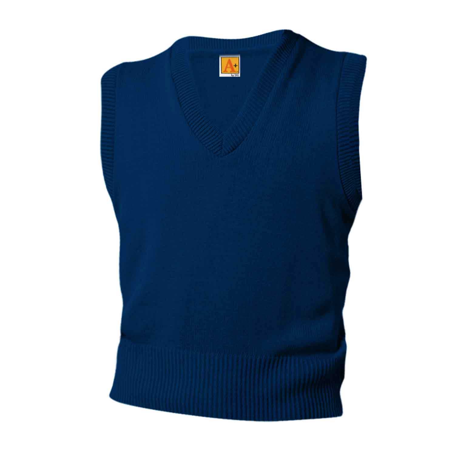 Sweater Vest- with school embroidery logo-Unisex