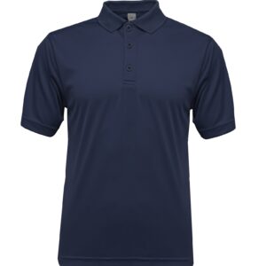 POLO-100% polyester -Unisex-SHORT SLEEVE-Black