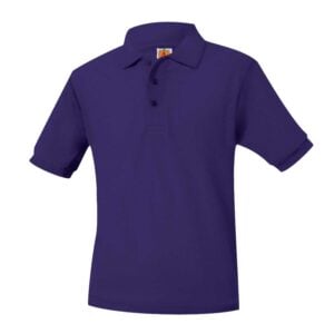 KNIT Polo s/s  sleeve -NO LOGO - "A+ Brand" - Purple