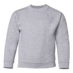 Sweatshirt-  CREW -NO HOOD-No Logo -Unisex-ADULT- HIGH SCHOOL  (Can be worn in winter months) GREY